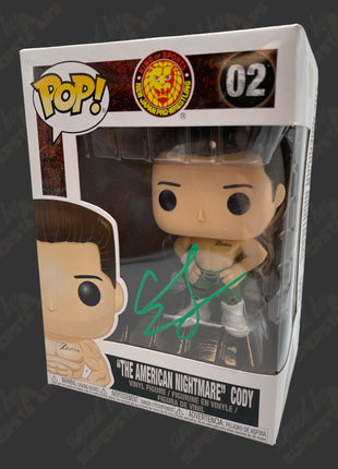 Cody Rhodes signed NJPW Funko POP Figure #02