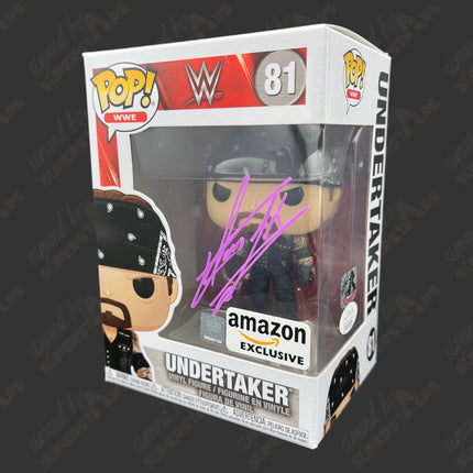 Undertaker signed WWE Funko POP Figure #81 (Amazon Exclusive Boneyard w/ JSA)