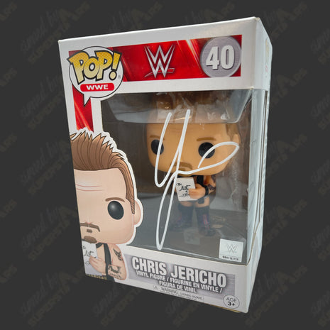 Chris Jericho signed WWE Funko POP Figure #40