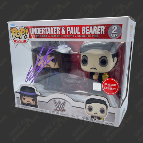 Undertaker signed WWE Funko POP Figure 2-pack (GameStop Exclusive w/ JSA)