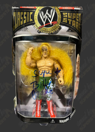 Superstar Billy Graham signed WWF Jakks Classic Superstars Action Figure