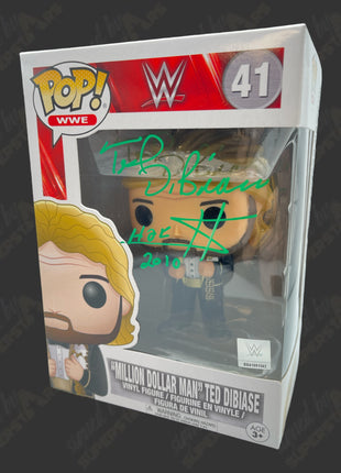 Ted DiBiase signed WWE Funko POP Figure #41