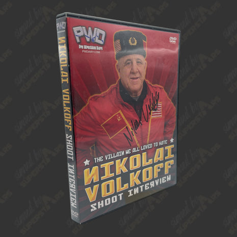 Nikolai Volkoff signed Shoot Interview DVD