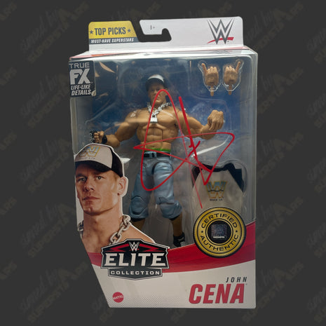 John Cena signed WWE Elite Action Figure