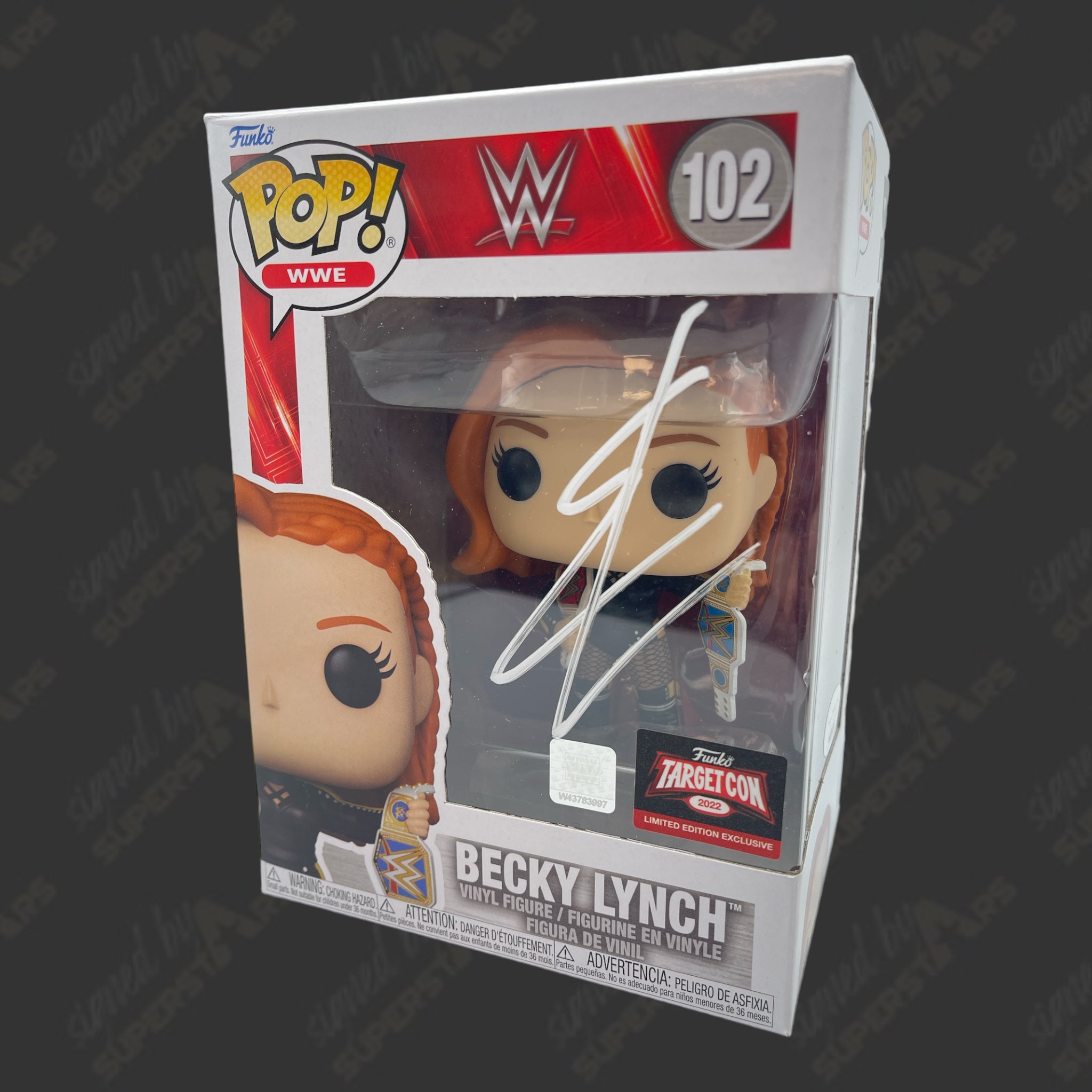 Becky Lynch signed Funko Pop. 2024 JSA COA included