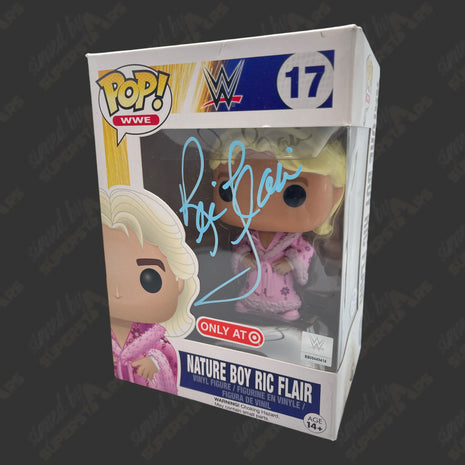 Ric Flair signed WWE Funko POP Figure #17 (Target Exclusive)
