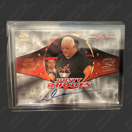 Dusty Rhodes signed TNA Wrestling Trading Card