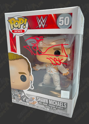 Shawn Michaels signed WWE Funko POP Figure #50