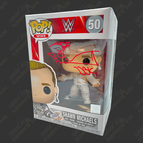 Figura Funko POP de la WWE firmada por Shawn Michaels n.° 50