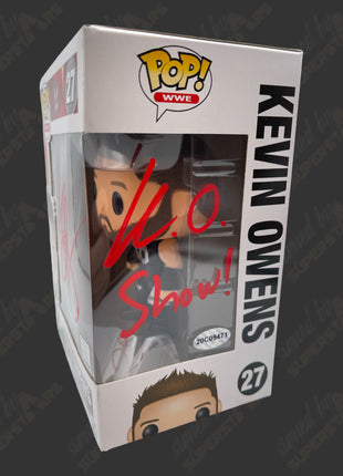 Kevin Owens signed WWE Funko POP Figure #27