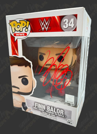 Finn Balor signed WWE Funko POP Figure #34