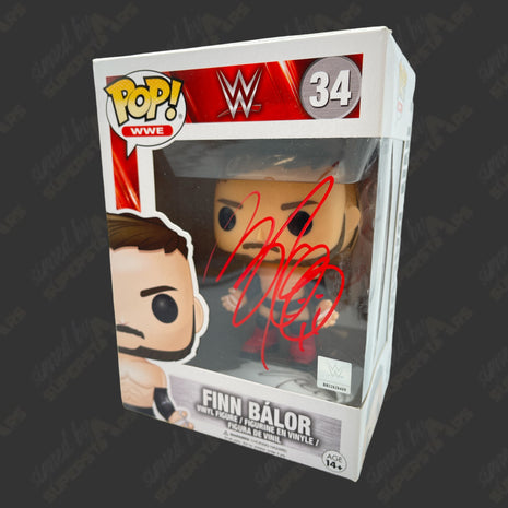 Finn Balor signed WWE Funko POP Figure #34