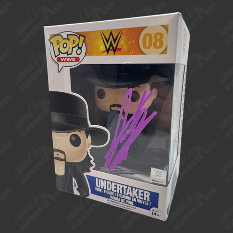 Undertaker signed WWE Funko POP Figure #08 (w/ JSA)