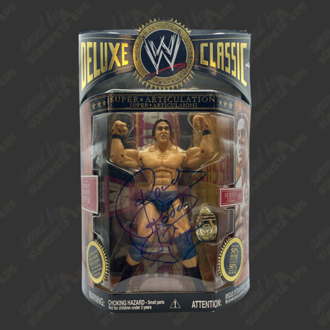 Rowdy Roddy Piper signed WWF Deluxe Classic Superstar Action Figure