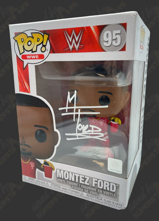 Montez Ford signed WWE Funko POP Figure #95