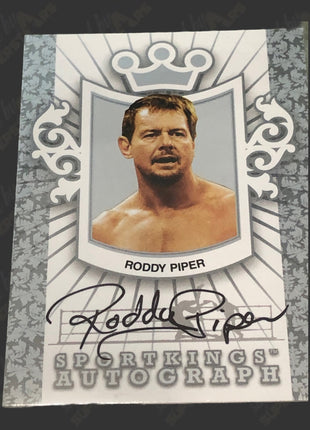 Rowdy Roddy Piper signed Trading Card