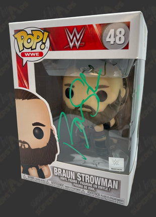 Braun Strowman signed WWE Funko POP Figure #48 (w/ JSA)