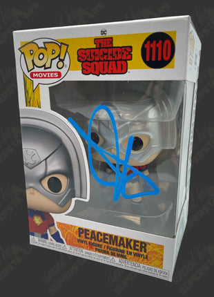 John Cena (Peacemaker) signed Suicide Squad Funko POP Figure #1110 (w/ JSA)