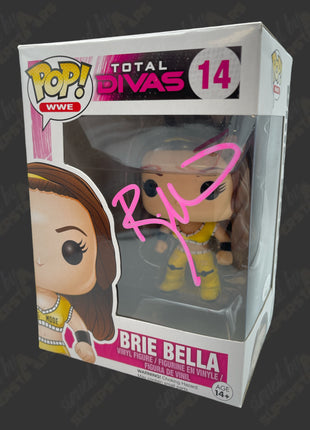 Brie Bella signed WWE Total Divas Funko POP Figure #14