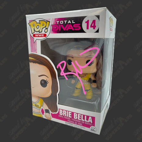 Brie Bella signed WWE Total Divas Funko POP Figure #14