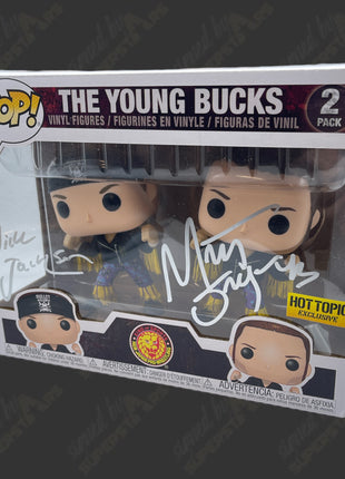 Young Bucks - Pack de 2 figurines Funko POP signées Nick et Matt Jackson