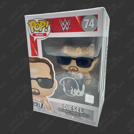 Diesel signed WWE Funko POP Figure #74