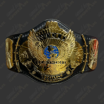 Multi-signed WWE Winged Eagle Championship Replica Belt (Undertaker, Michaels, Slaughter, Hart, Flair & Hogan w/ PSA)
