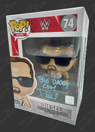 Diesel signed WWE Funko POP Figure #74