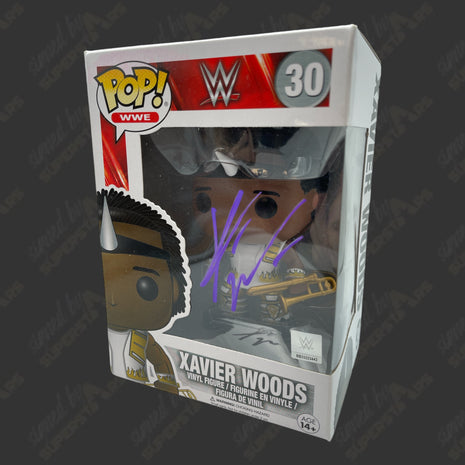 Xavier Woods signed WWE Funko POP Figure #30
