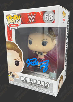 Ronda Rousey signed WWE Funko POP Figure #58