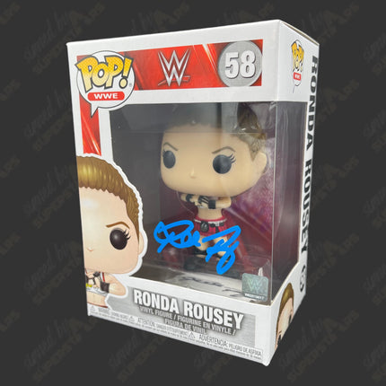 Ronda Rousey signed WWE Funko POP Figure #58