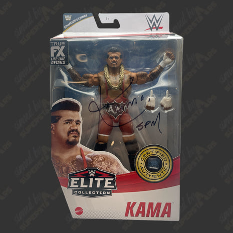 Kama signed WWE Elite Action Figure