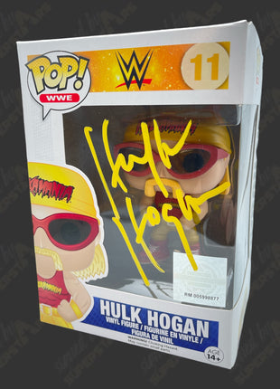 Hulk Hogan signed WWE Funko POP Figure #11 (w/ JSA)