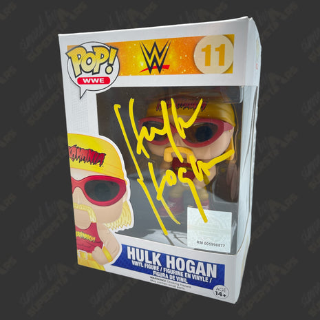 Hulk Hogan signed WWE Funko POP Figure #11 (w/ JSA)