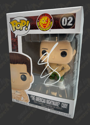 Cody Rhodes signed NJPW Funko POP Figure #02