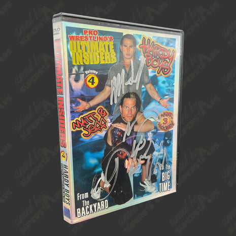 Jeff Hardy & Matt Hardy dual signed Ultimate Insiders DVD