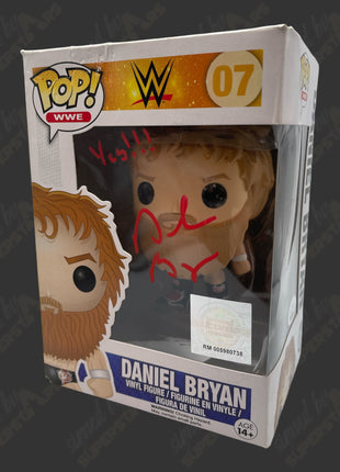 Figura Funko POP WWE firmada por Daniel Bryan n.° 07 (con JSA)