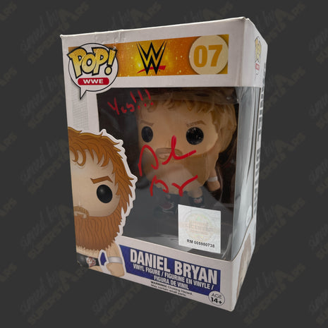 Daniel Bryan signed WWE Funko POP Figure #07 (w/ JSA)