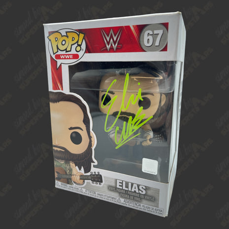 Elias signed WWE Funko POP Figure #67