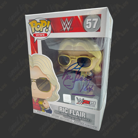 Ric Flair signed WWE Funko POP Figure #57 (WWE 2K19 Exclusive)