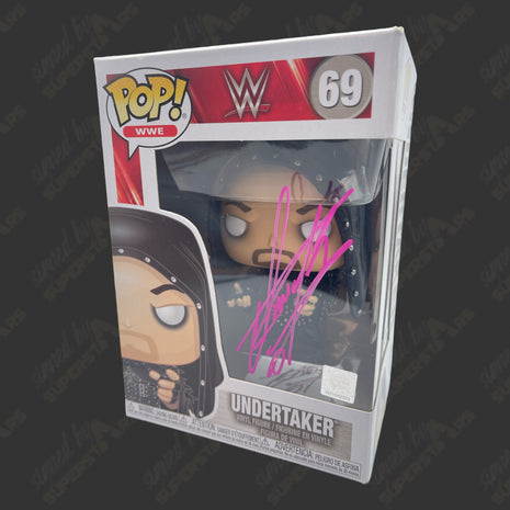 Undertaker signed WWE Funko POP Figure #69