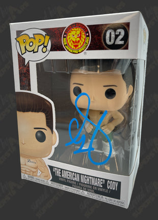 Cody Rhodes signed NJPW Funko POP Figure #02