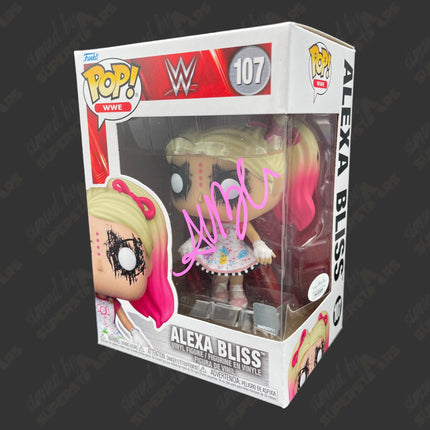 Alexa Bliss signed WWE Funko POP Figure #107 (Wrestlemania 37 w/ JSA)