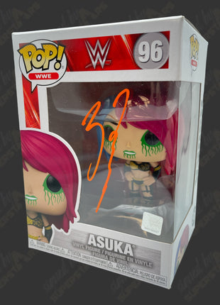 Asuka signed WWE Funko POP Figure #96