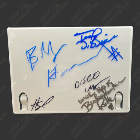 Bobby Heenan, Hornswoggle, Ted DiBiase, Disco Inferno & Bushwacker Luke multi-signed DVD Case