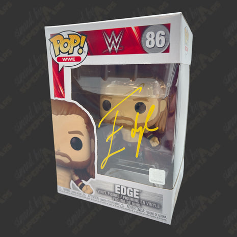 Edge signed WWE Funko POP Figure #86
