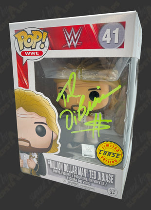 Ted DiBiase signed WWE Funko POP Figure #41 (Chase Variant)