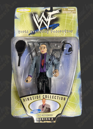 Jim Cornette signed WWF Ringside Collection Series 2 Action Figure