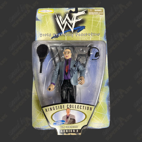 Jim Cornette signed WWF Ringside Collection Series 2 Action Figure