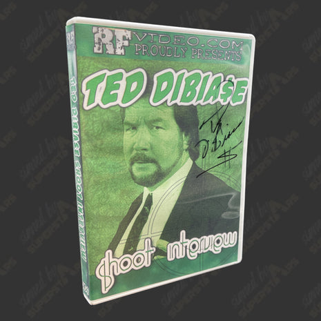 DVD de entrevista de Shoot firmado por Ted DiBiase